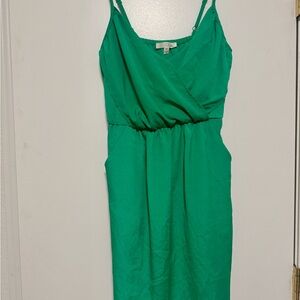 Lush Vibrant Green Mini Dress
